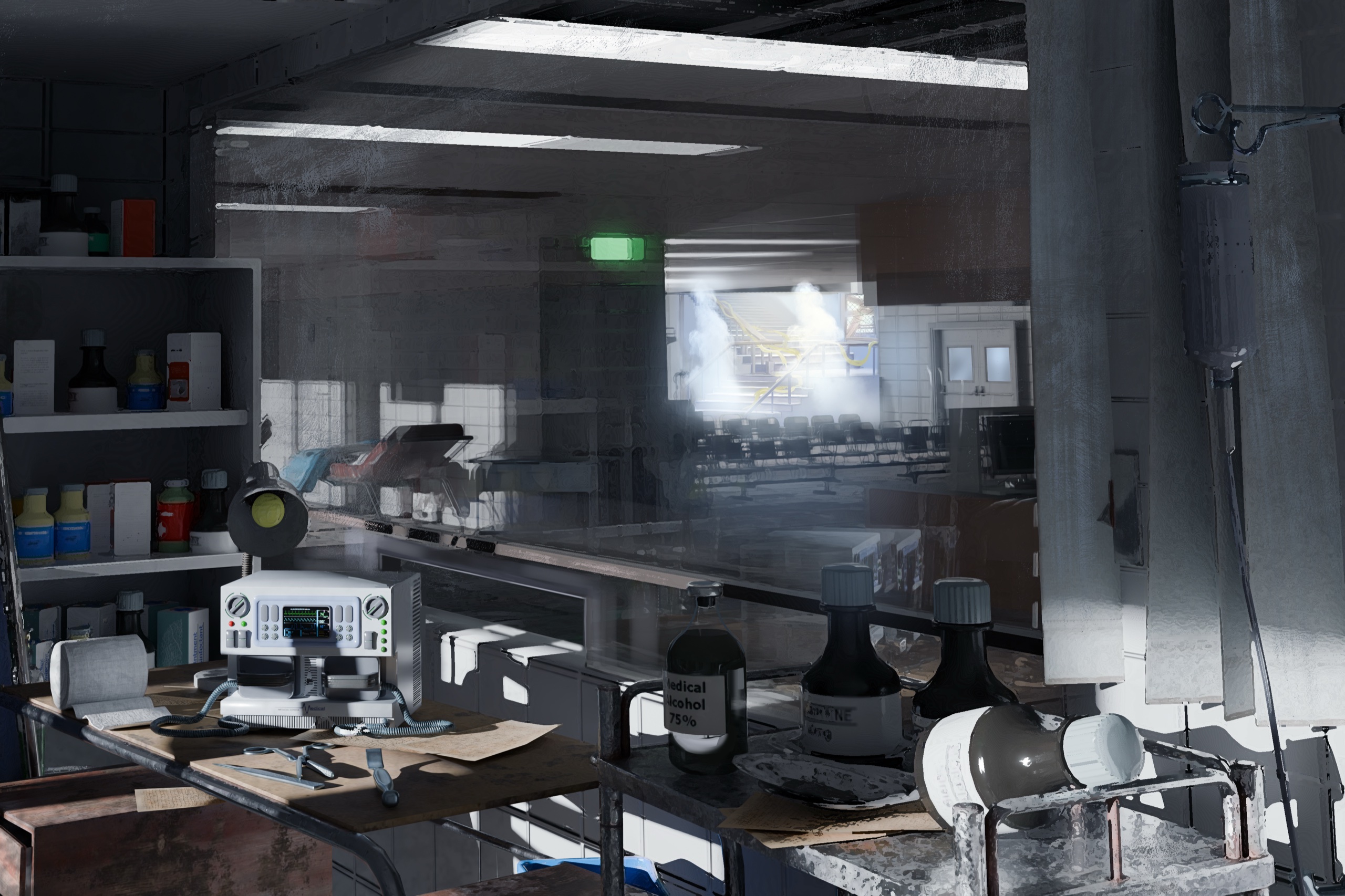 Hospital concept art