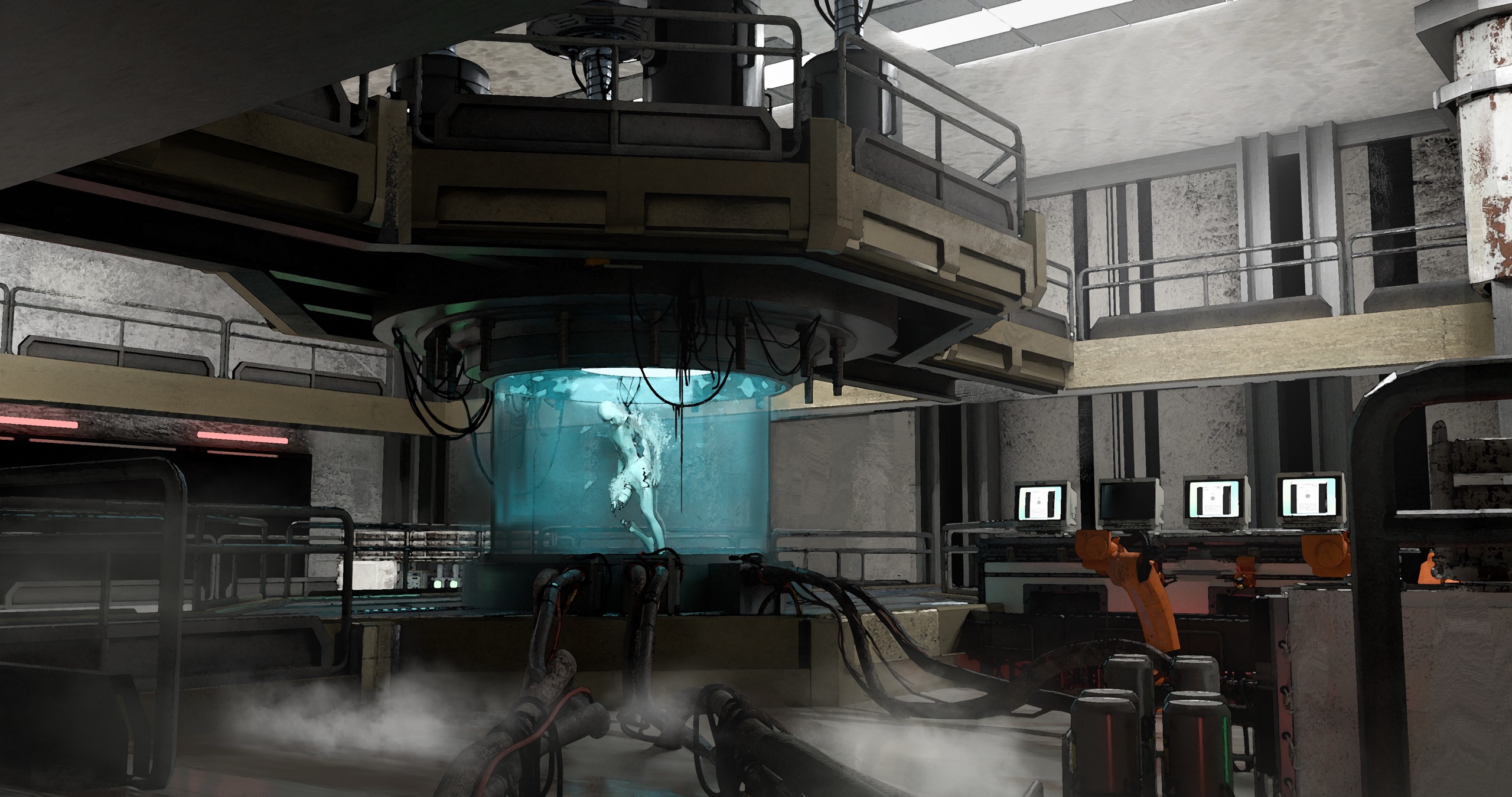 Laboratory concept art